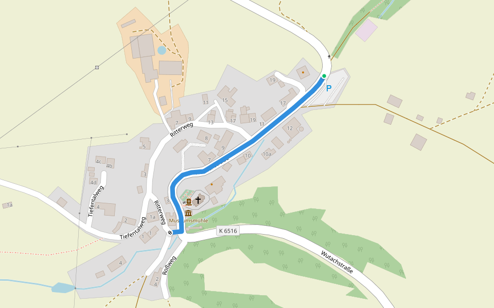 Boll Knebelhalde - Boll Mühle