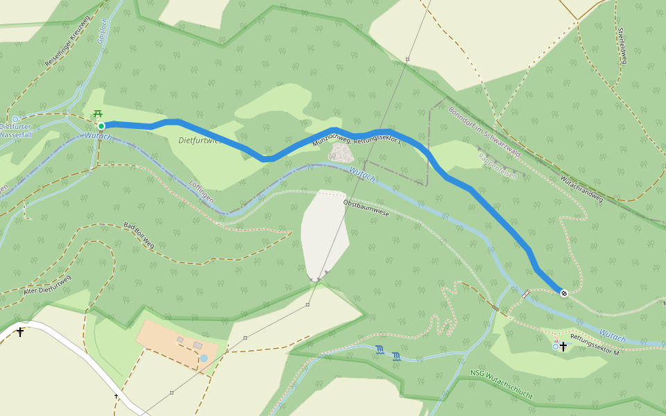 Am Münzlochweg - Dietfurtbrücke