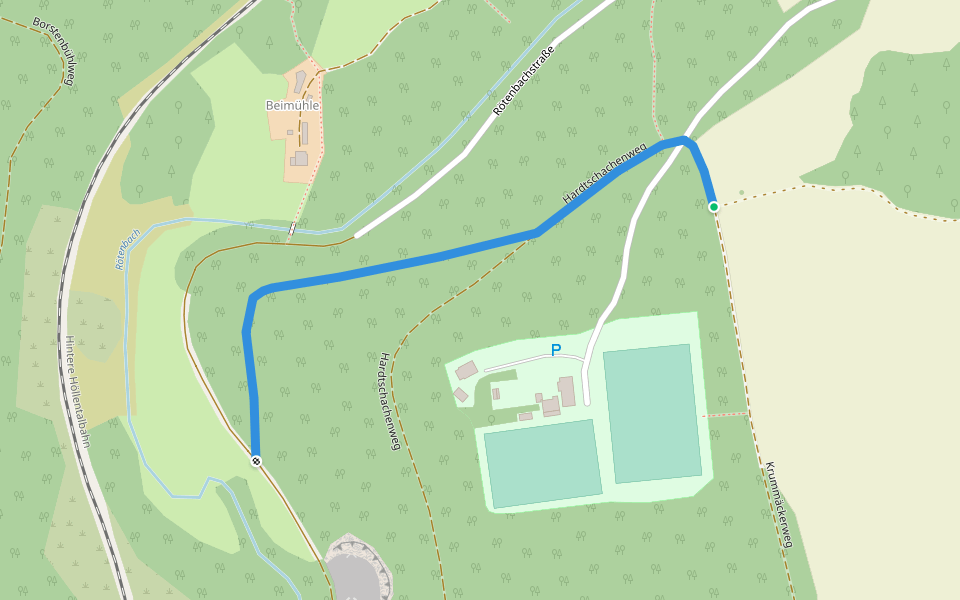 Beim Steinbruch - Hardtschachen