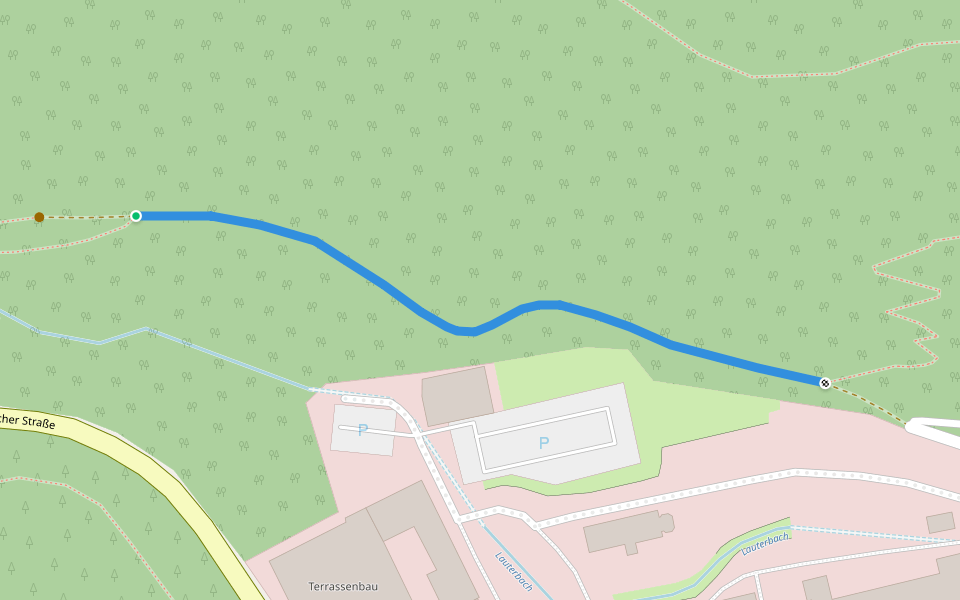 Uhrenfabrik Junghans - Geißhalde walking route map in Schramberg