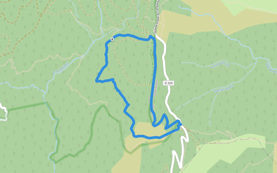 Sentier de l'Ecureuil walking route map in Arphy