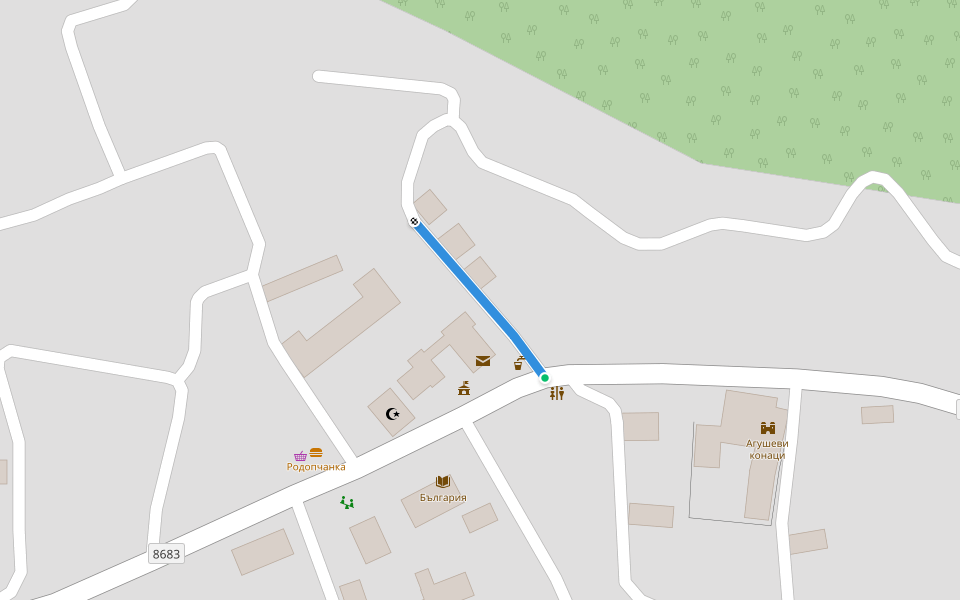 Могилица - Варадско кале walking route map in Mogilitsa