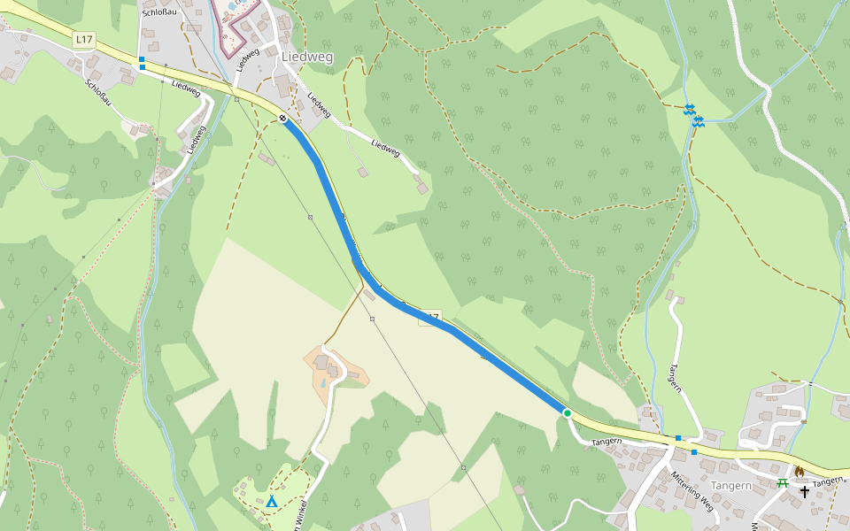 9 walking route map in Tangern