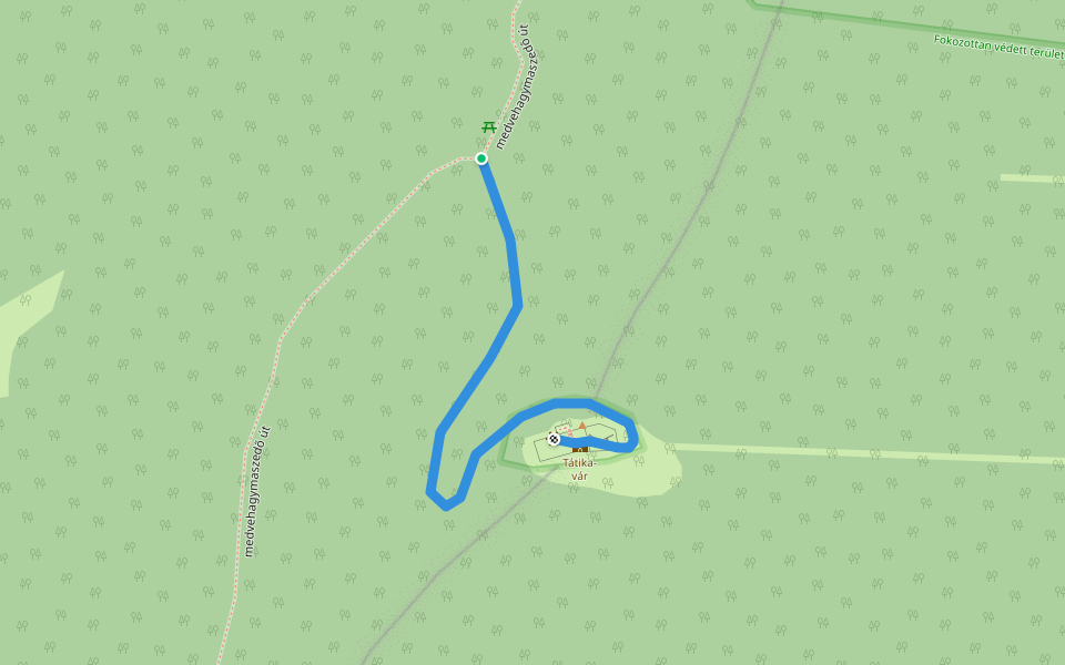 K▙ walking route map in Zalaszántó