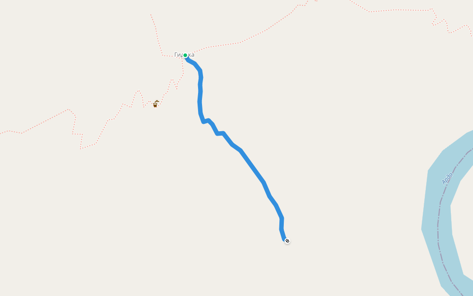 Тракйиско светилище walking route map in Galabovo