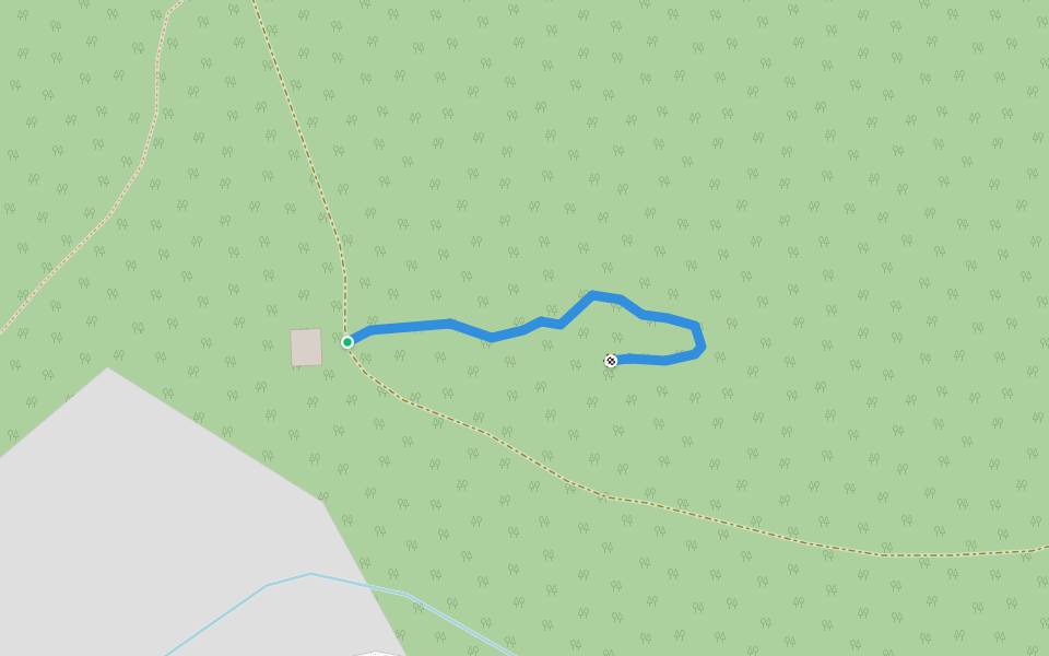 Belvedere Moneasa walking route map in Cladova