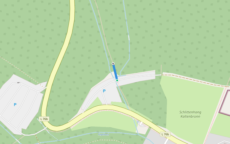 Rundweg Nr. 3 - Hünherwässerle-Rundweg walking route map in Gernsbach