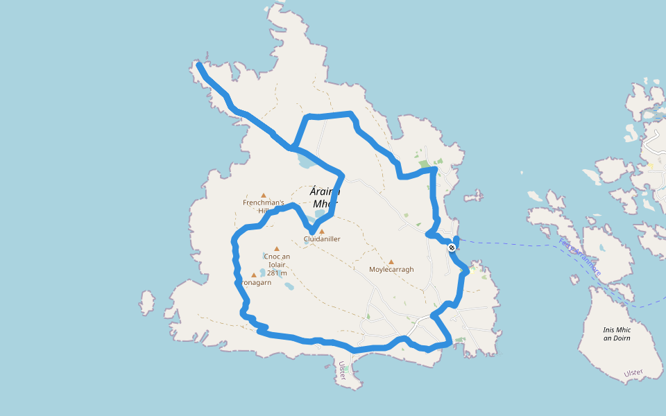 Arranmore Way In County Donegal Walking Map Arranmore Way In County Donegal Walking Map