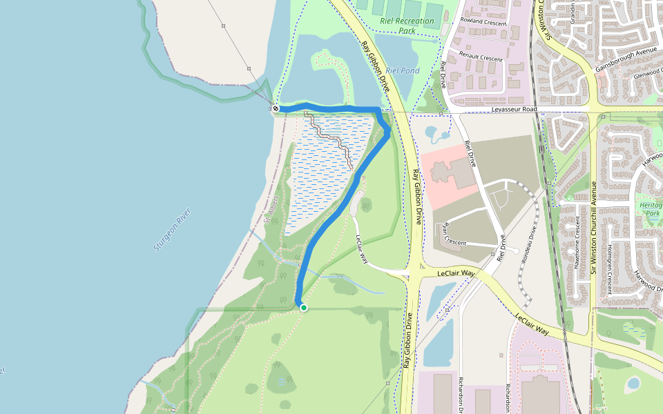 Coyote Trail Walking and Running St. Albert, Alberta Pacer