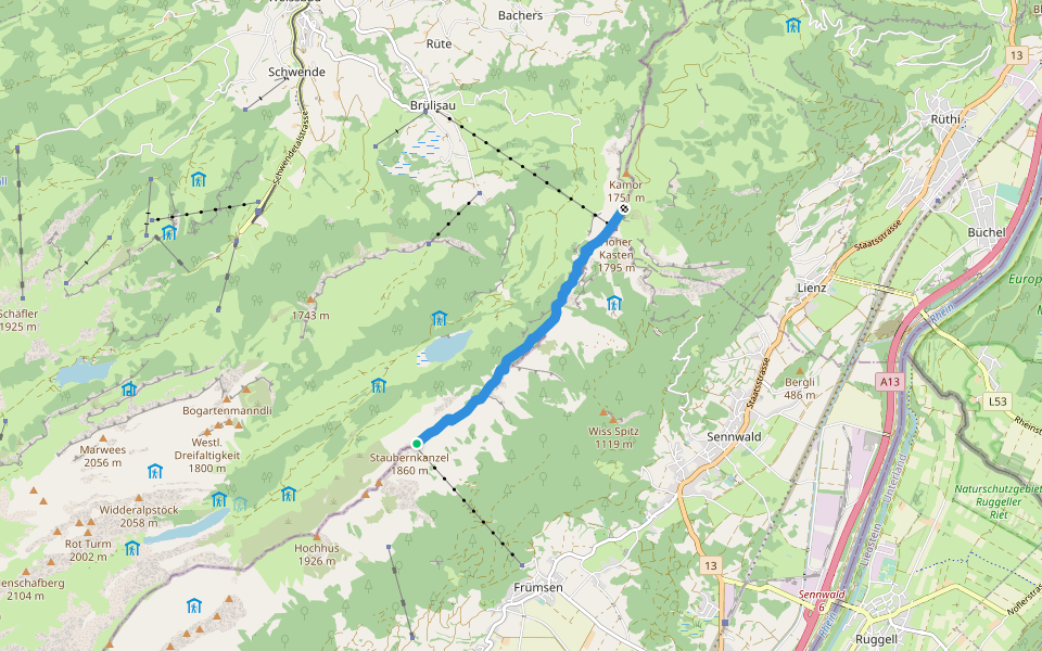 Staubern-Kastensattel