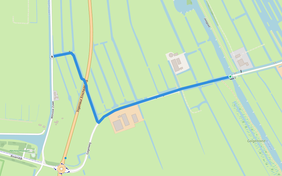 Bijleveldroute walking route map in Wilnis
