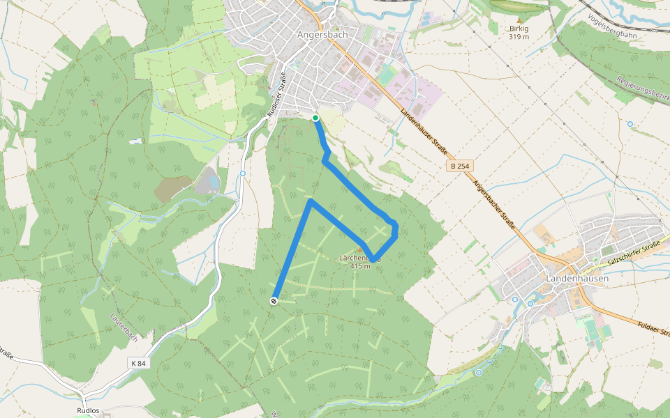 unknown_hiking_Angersbach walking route map in Wartenberg