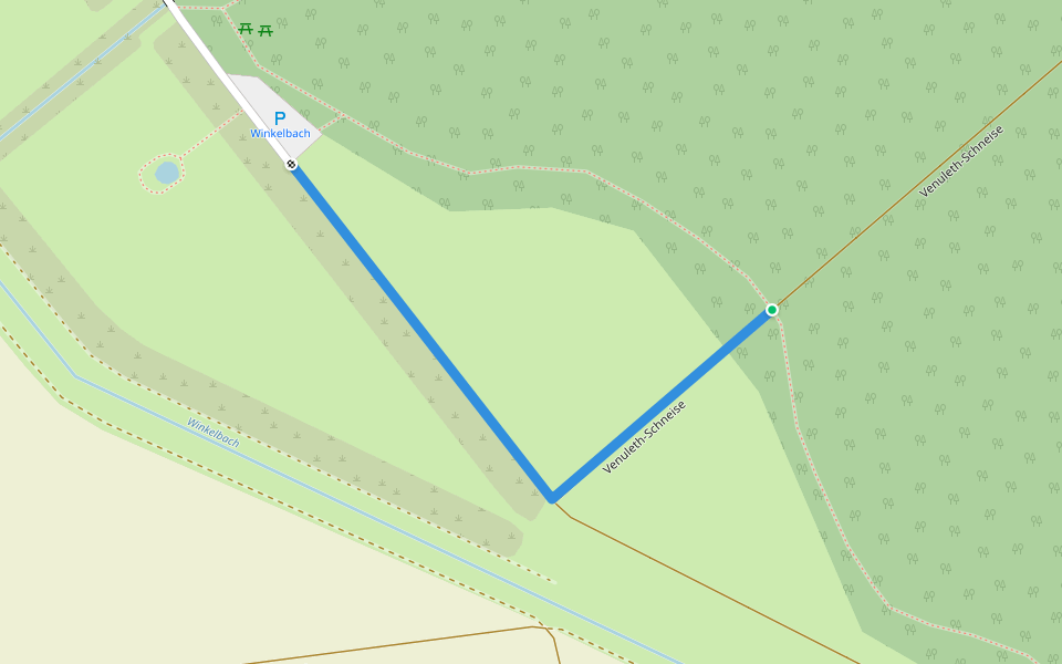 Maria-Einsiedel-Weg walking route map in Gernsheim