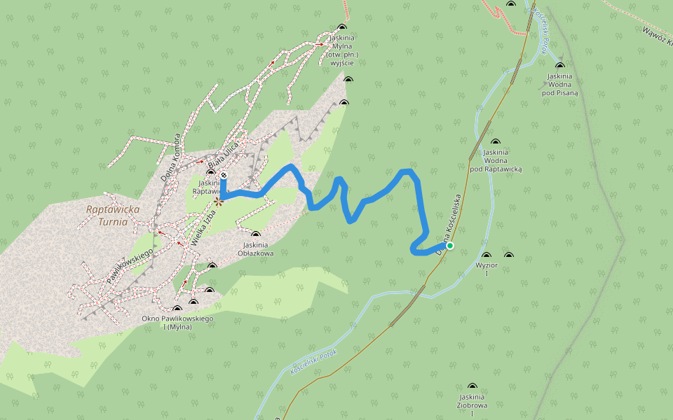 Dolina Kościeliska - Jaskinia Raptawicka