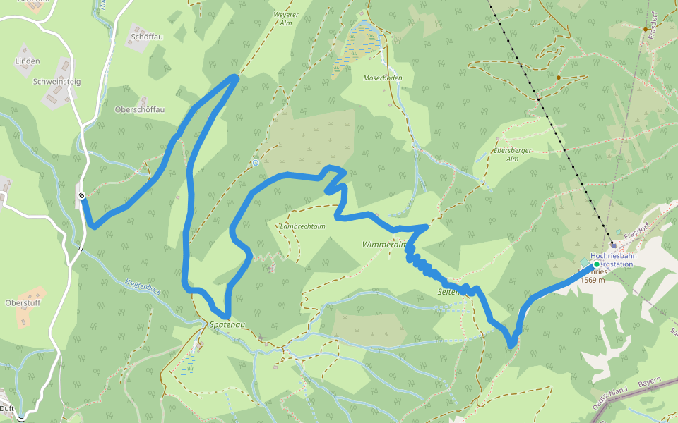 Wanderweg 216d - Hochries