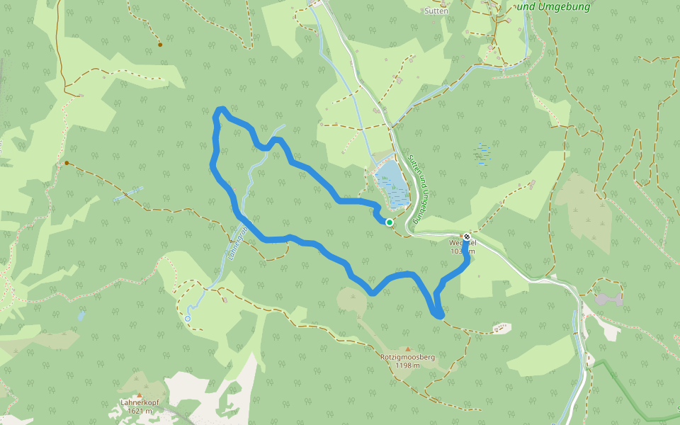 Heilklimawalking 5 walking route map in Rottach-Egern