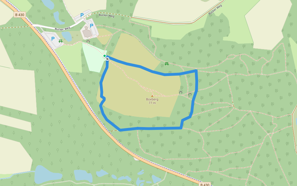 Walderlebnis-Pfad walking route map in Aukrug