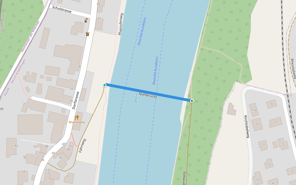 Nohlbrücke - Nohlbrücke walking route map in Nohl
