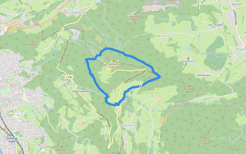 Gaisberg Rundwanderweg 70B