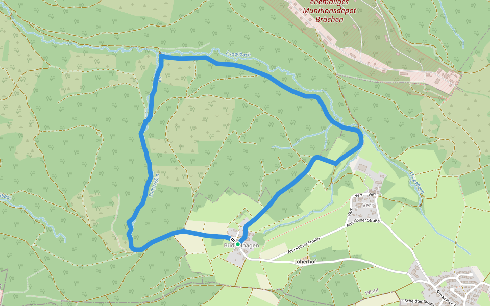 Drabenderhöhe Rundweg A1 walking route map in Wiehl