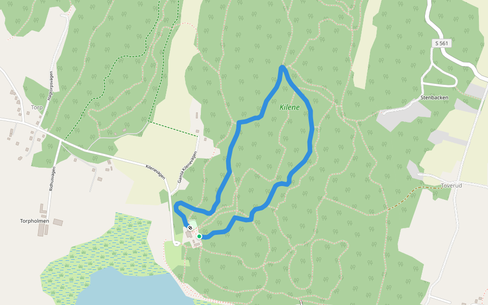 Rött spår 2,5 km