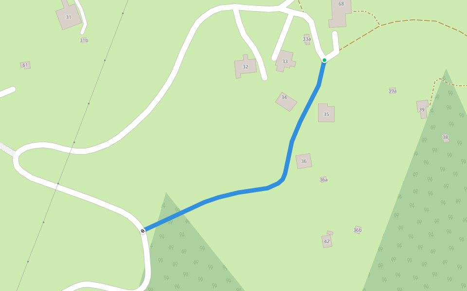 Montagne de Saules - fixme walking route map in Saules