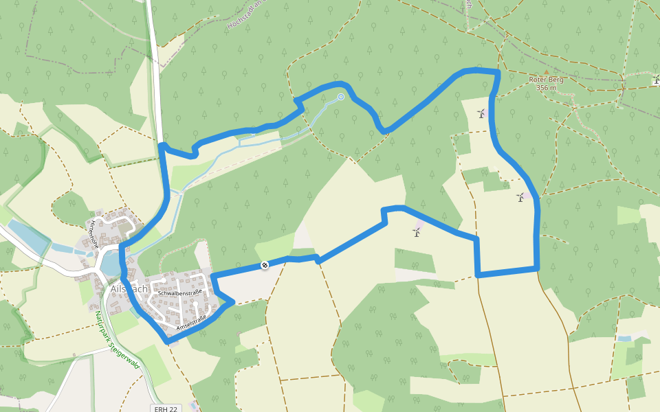 Rundweg Lonnerstadt L4 walking route map in Lonnerstadt