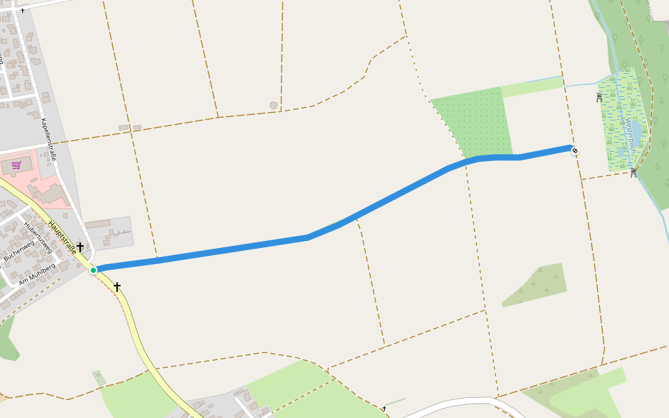 Rund um den Hagenbühl walking route map in Kirchheim