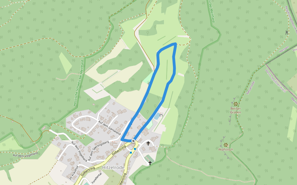 RW 2 Mühlbachtal walking route map in Meinhard