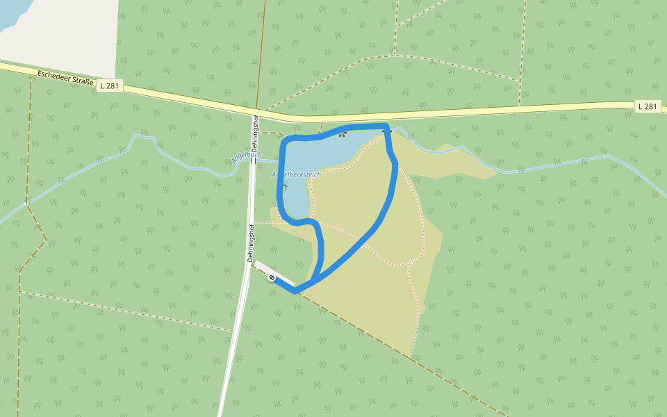 Barrierefreier Wanderweg Angelbecksteich