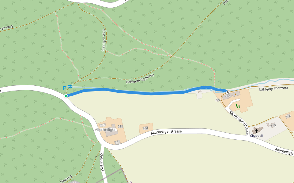 Sonnenrain - fixme walking route map in Lengnau