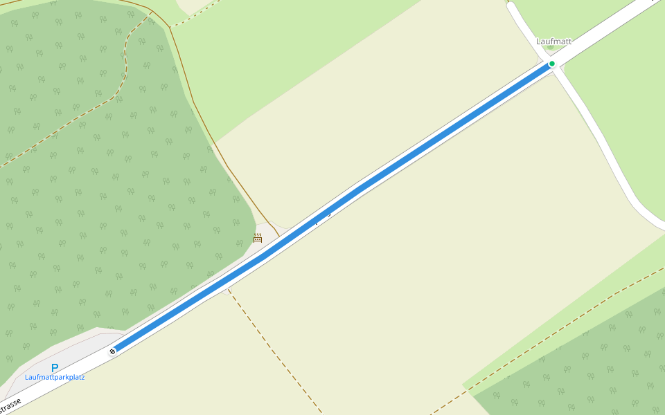 Laufmatt - Laufmattparkplatz walking route map in Eptingen