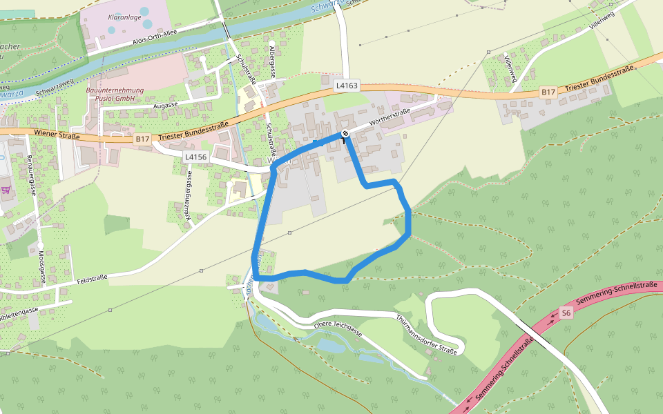 Kräuterweg (Wörth) walking route map in Wörth