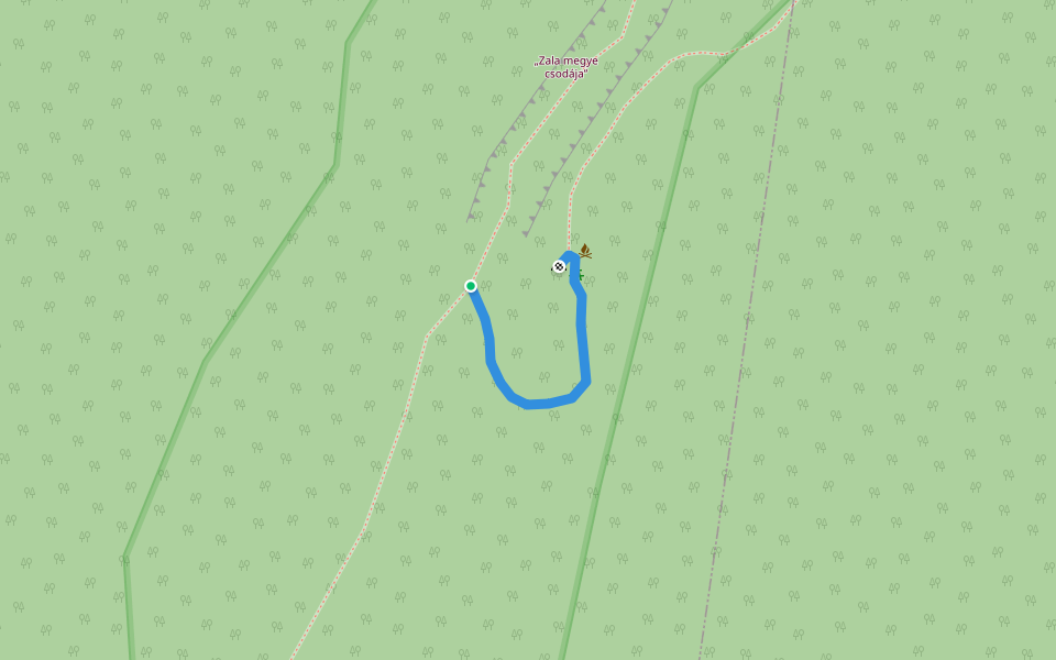 SΩ (Vadlány-lik) walking route map in Zalaszántó