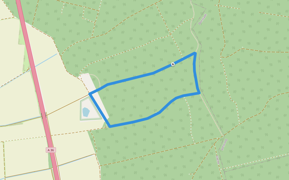 Trimm-Dich-Pfad, walking route map in Flöthe