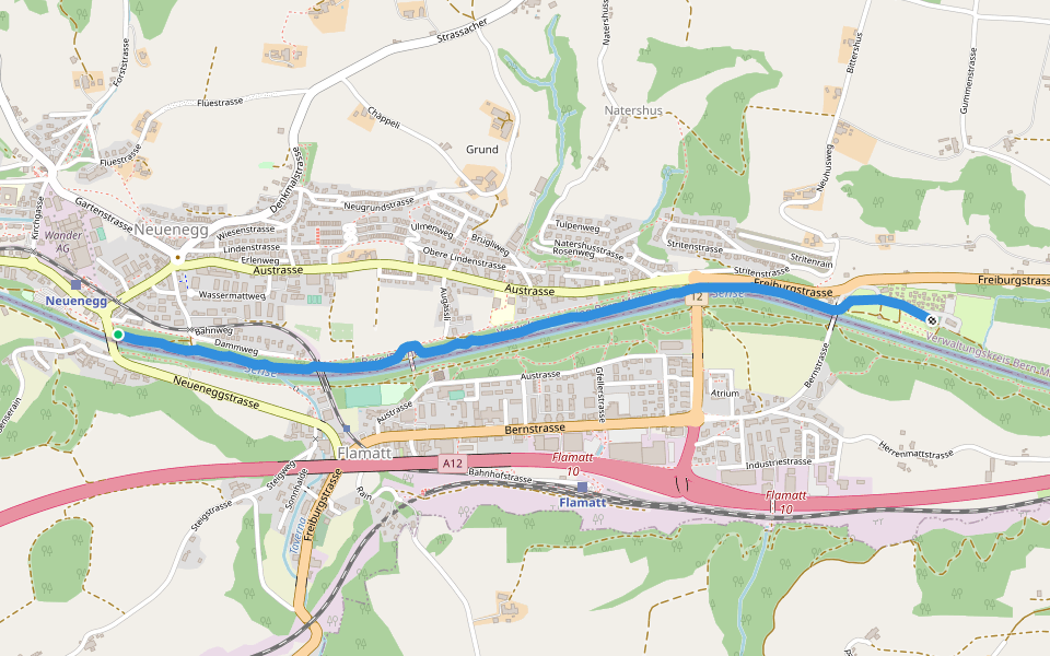 Sensebrücke – Steinige Brücke