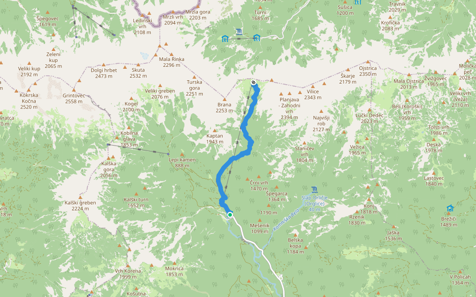 Kamniška Bistrica - Kamniško sedlo