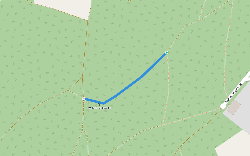 Wanderweg 5 walking route map in Daun