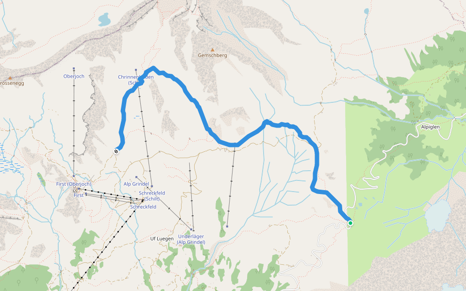 First - Grosse Scheidegg (Höhenweg 2400)