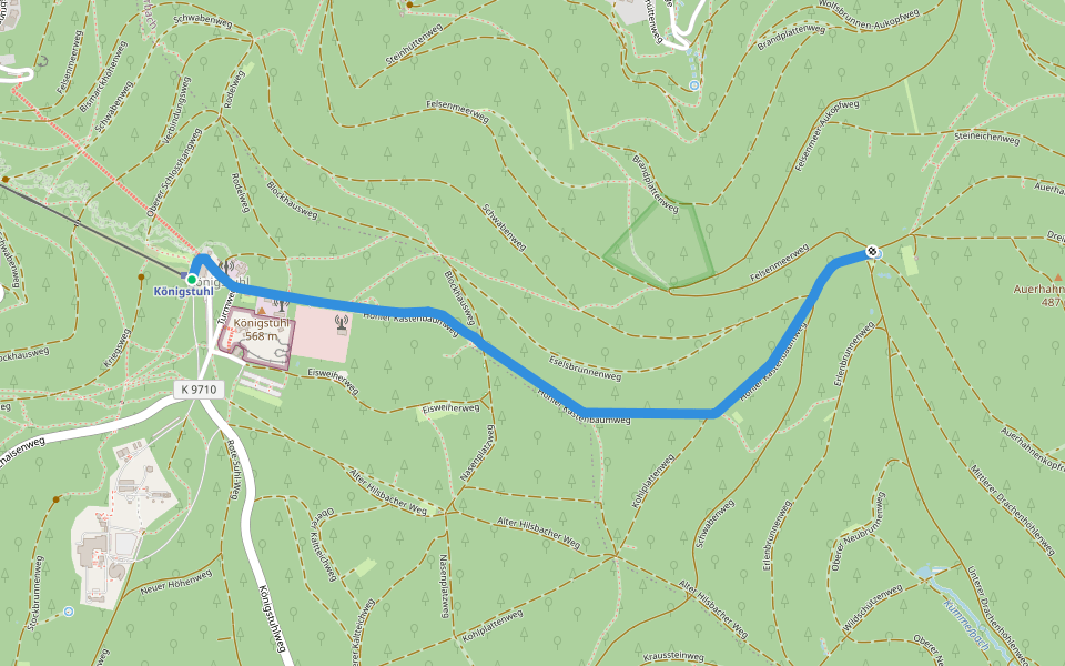 Wanderweg Königstuhl 13 nach Neckargemünd