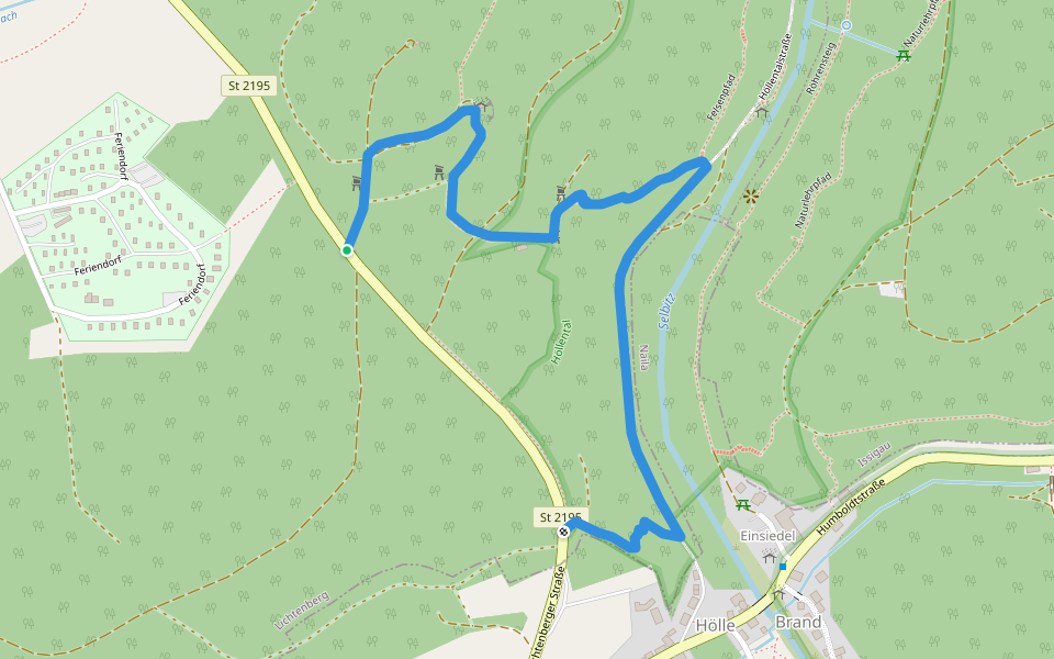 Zum Wolfsbauer US35 walking route map in Lichtenberg