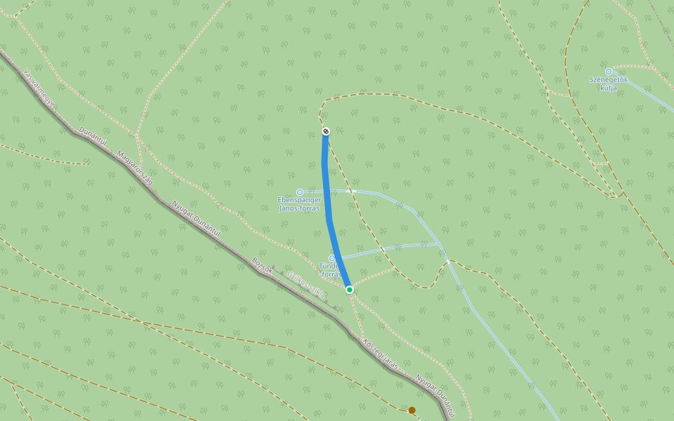 K● walking route map in Rechnitz