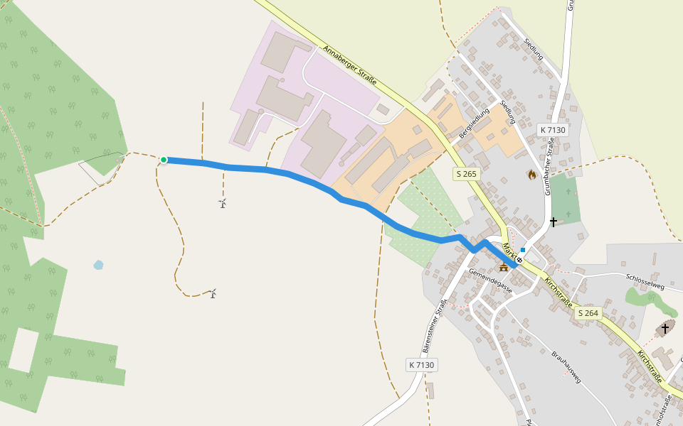 Ww Jöhstadt-Conduppeltal walking route map in Jöhstadt
