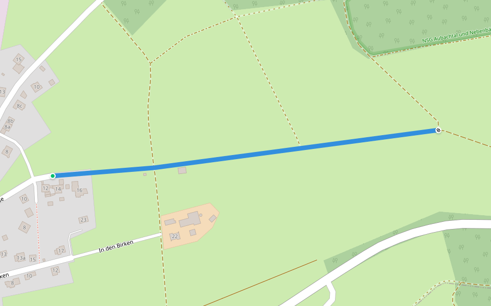 Bergischer Panoramasteig Zuweg Erdingen walking route map in Reichshof
