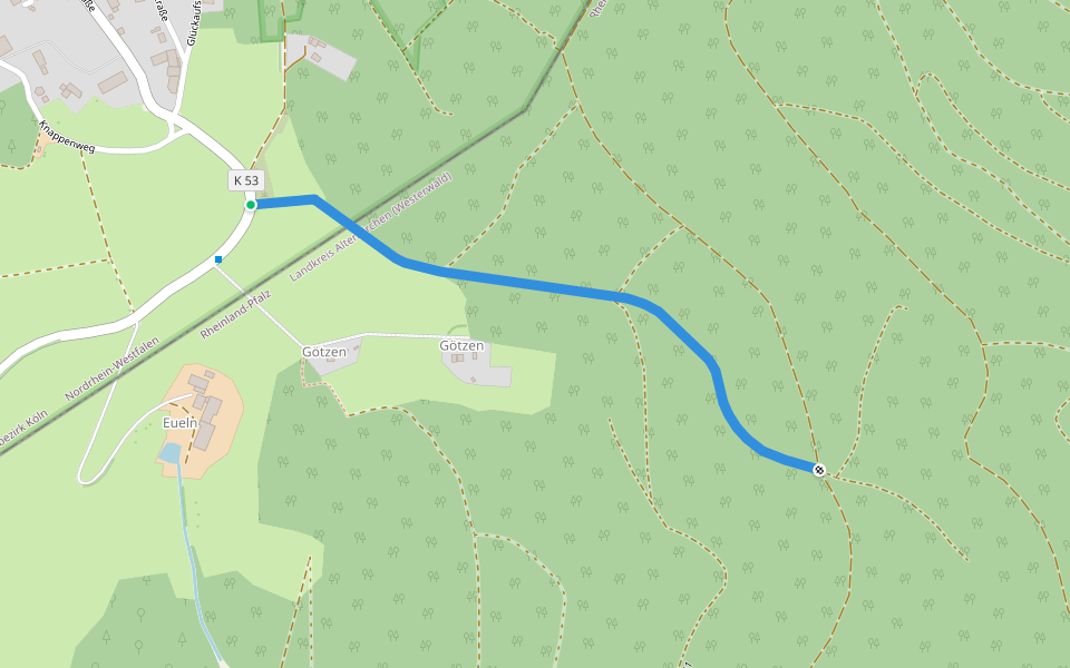 Winkel 11 Wildberg - Wildenburg walking route map in Reichshof