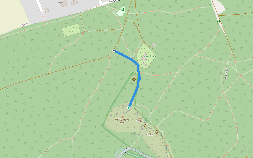 [Č] odbočka k vyhlídce