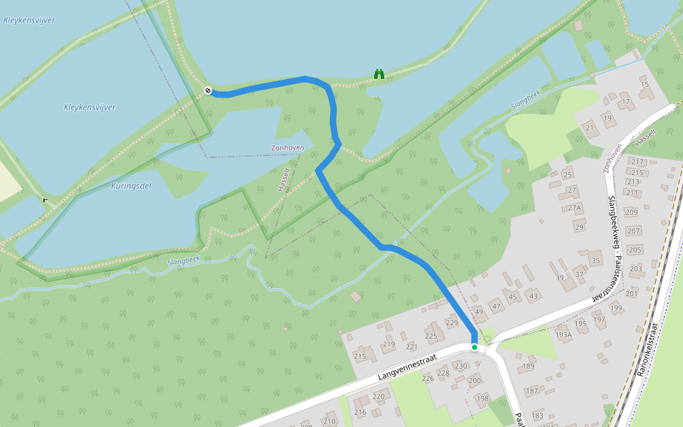 Platwijers aanlooproute Paalsteen