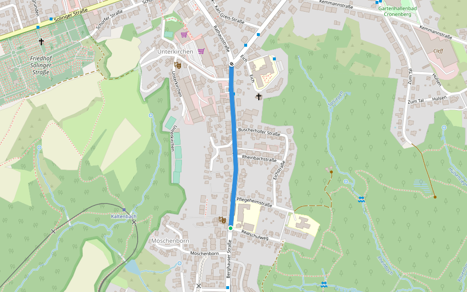 Bergischer Weg Zuweg Cronenberg