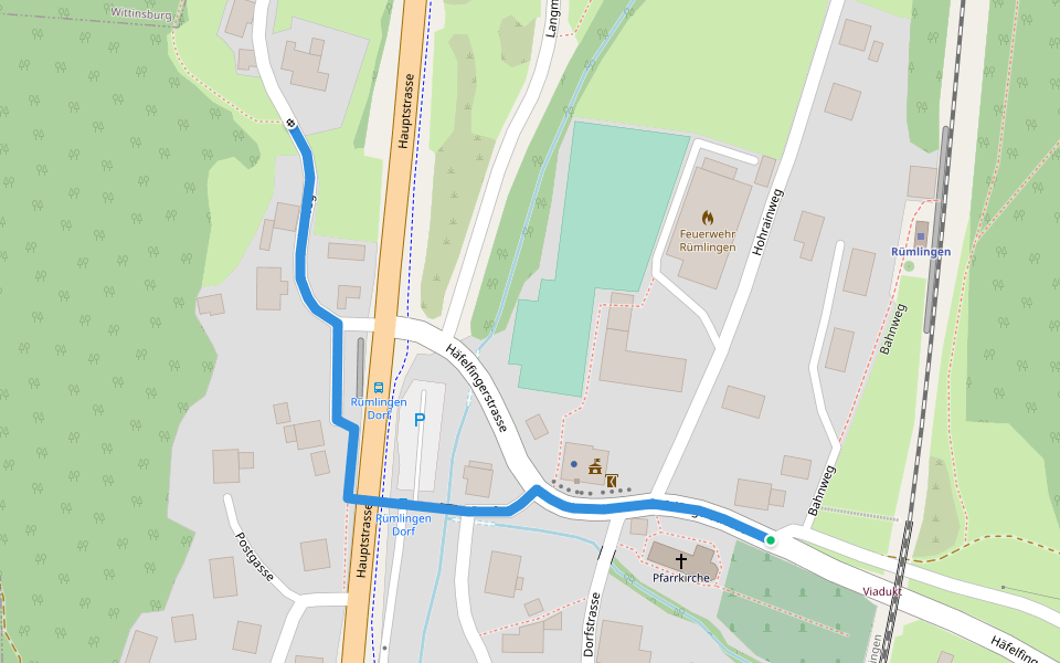 Rümlingen - fixme walking route map in Rümlingen