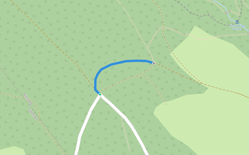 Stolten - Stolten walking route map in Rünenberg